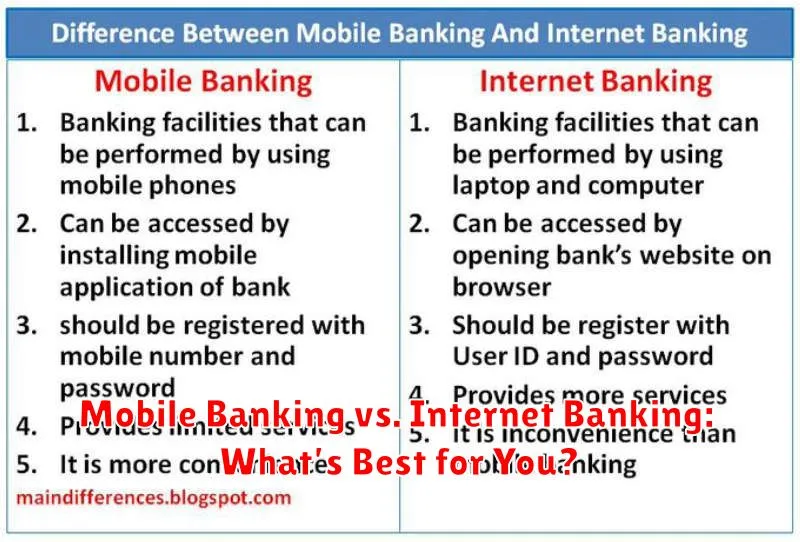 Mobile Banking vs. Internet Banking: What’s Best for You?